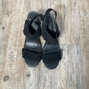 Bottero Heels Women's 10 Black Sandals